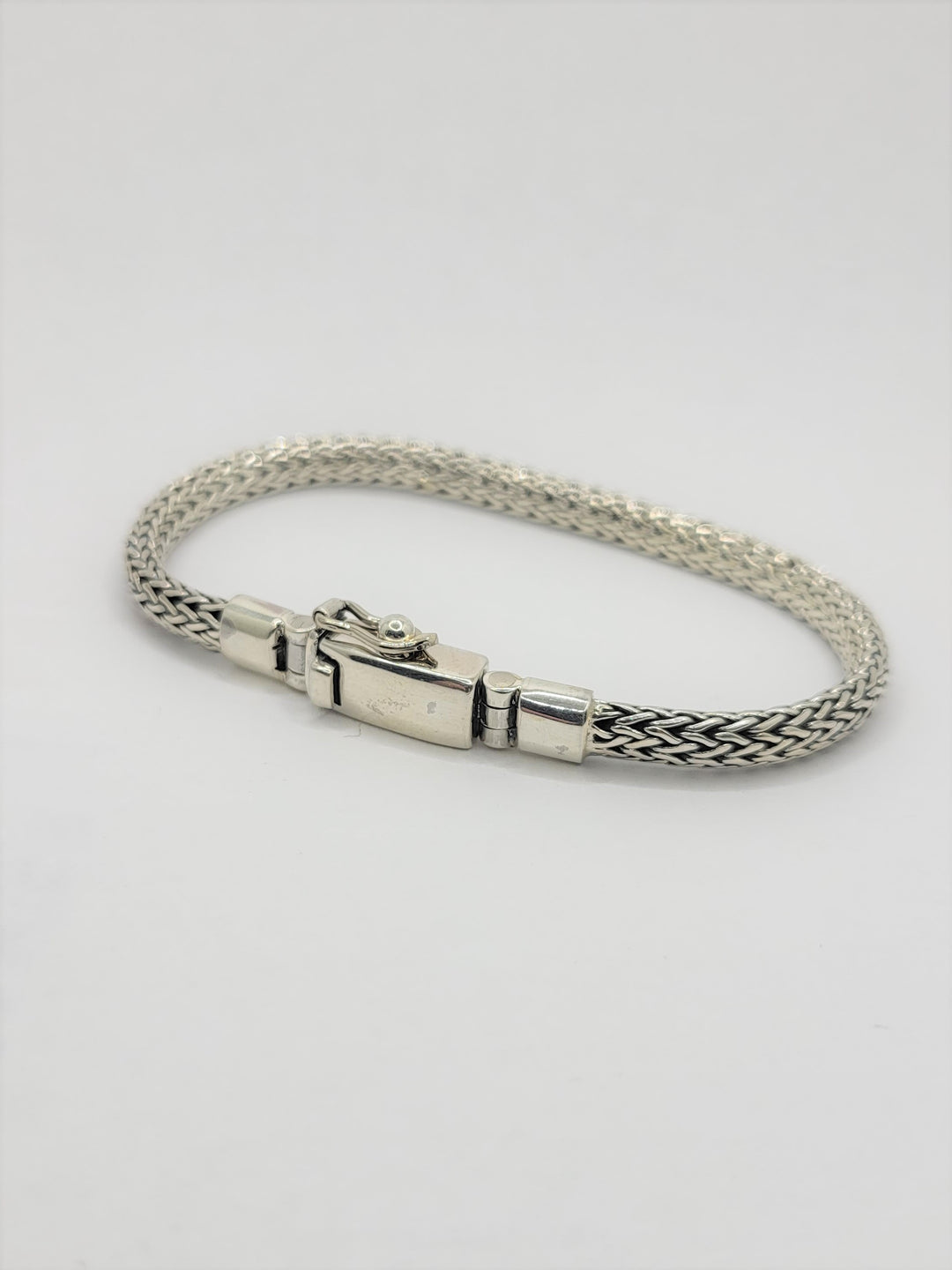 Oxidized Woven Bali Bracelet