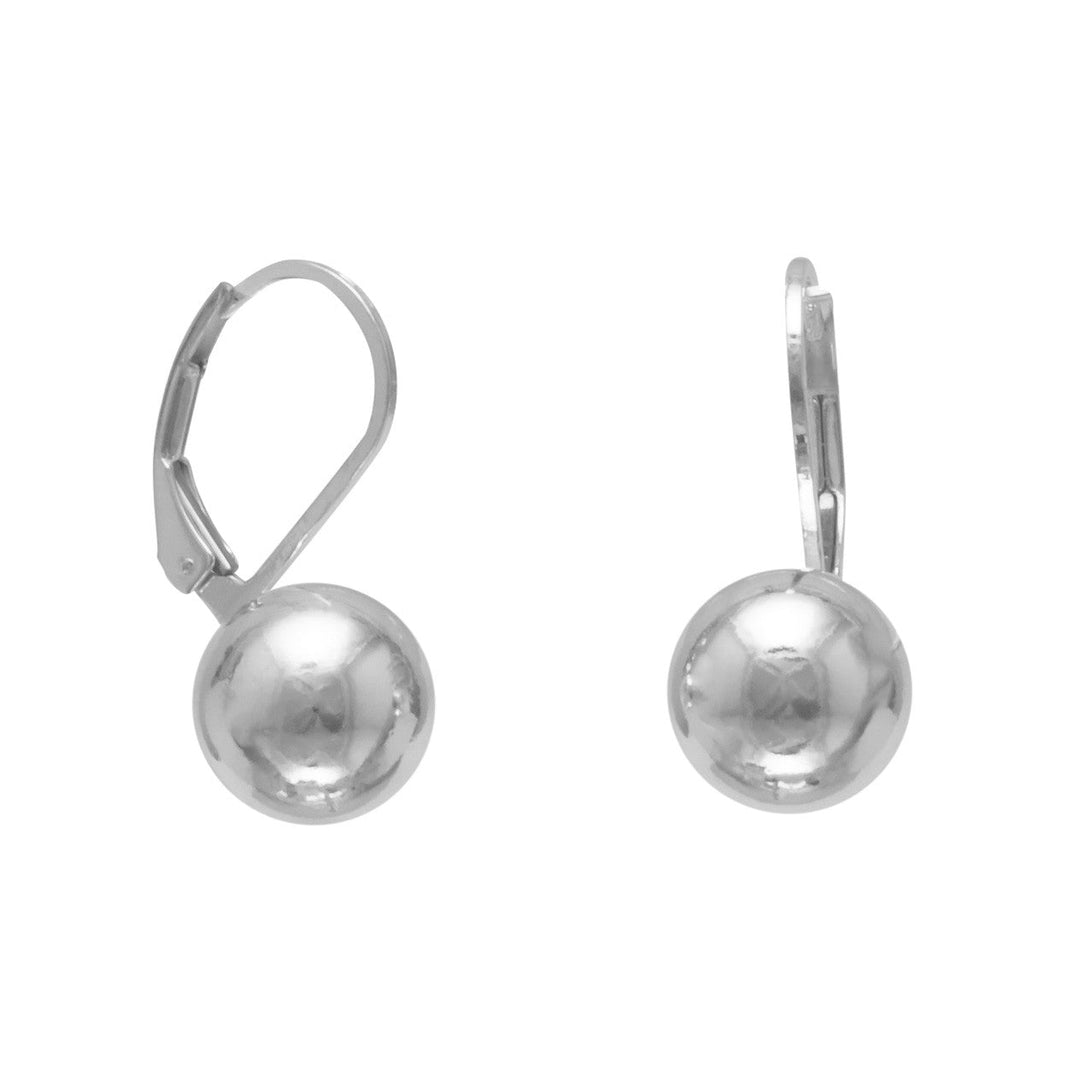 Our stunning 10mm ball lever back earrings, crafted from premium .925 Sterling Silver. These earrings exude elegance and sophistication, making them the perfect accessory for any occasion. The value of the .925 Sterling Silver ensures that these earrings are not only stunning but also durable and long-lasting.