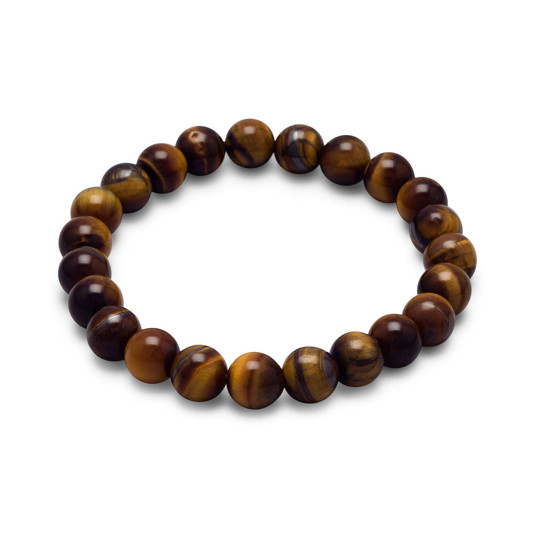 8mm tiger's eye bead stretch bracelet.