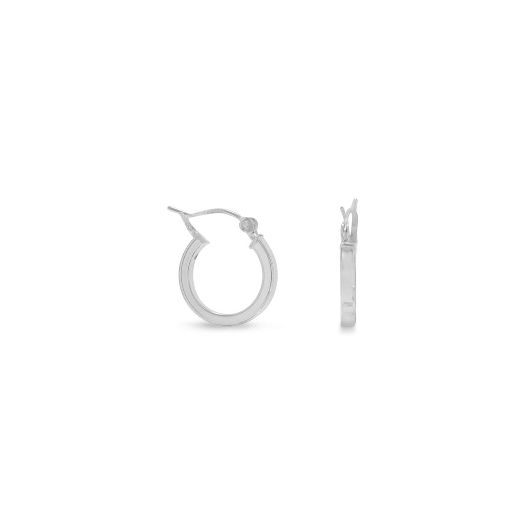Introducing our exquisite 2mm x 14mm square tube hoop earrings Crafted from the finest .925 sterling silver. These earrings are designed to make a statement and add a touch of elegance to any outfit. The unique square tube shape of the hoops sets them apart from traditional round hoops, making them a must-have for any fashion-forward individual.