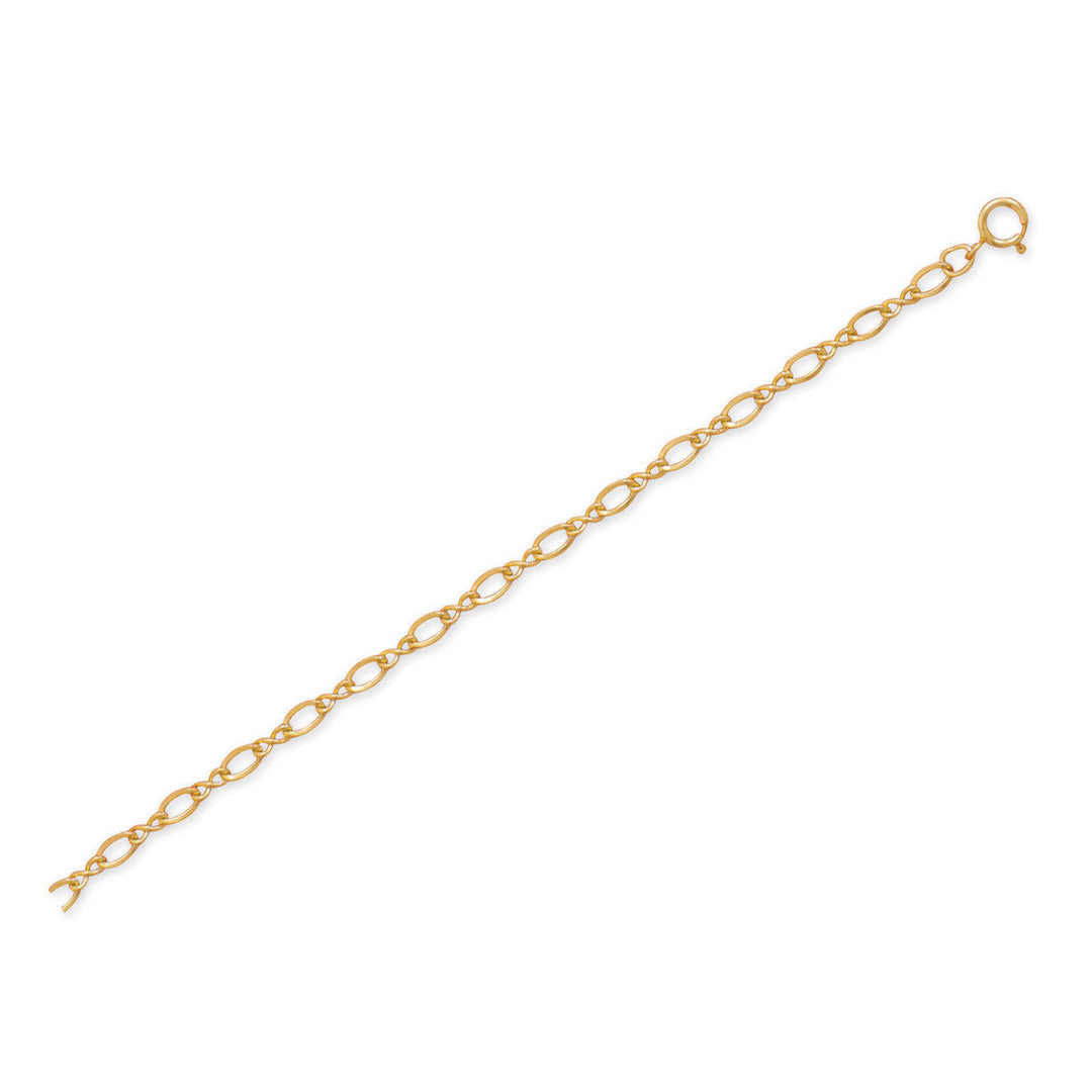 14 Karat Gold Filled Figure 8 Chain Anklet