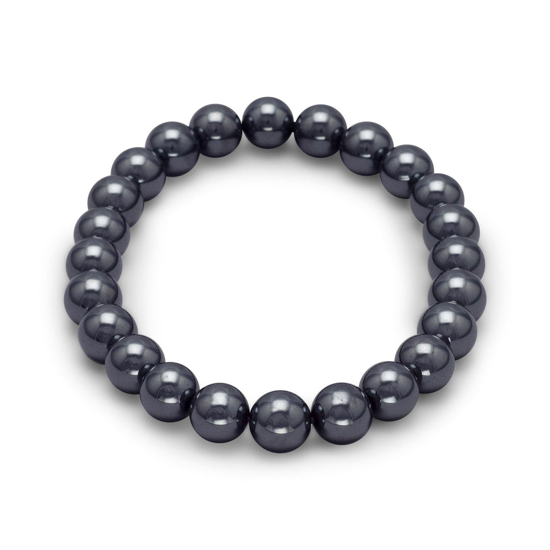 Introducing the exquisite 8mm stretch bracelet crafted from the finest hematite,The bracelet features a stretch design that ensures a comfortable and secure fit for all wrist sizes. The 8mm beads are carefully selected and polished to perfection, creating a smooth and flawless surface that is both visually appealing and tactilely satisfying.