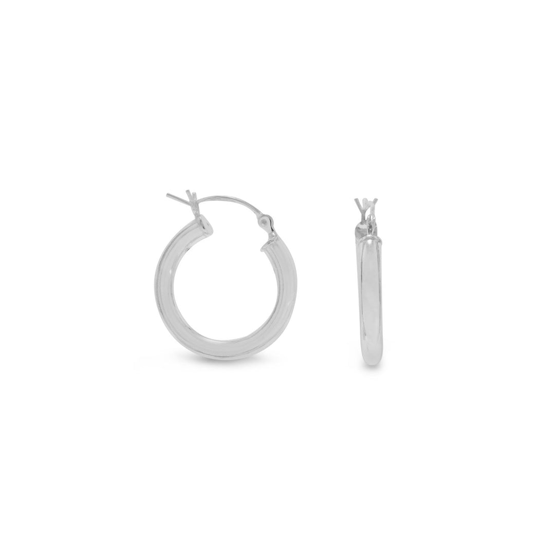 Elevate your style with our stunning 3mm x 20mm hoop earrings, crafted with the utmost attention to detail and quality.