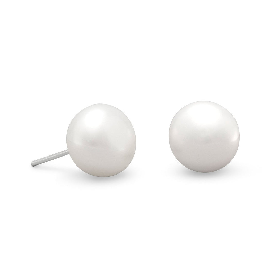 Our 8mm white cultured freshwater pearl sterling silver stud earrings  are a must-have for any jewelry collection. Their high-quality materials, ease of use, and stunning simplicity make them a timeless accessory that will be cherished for years to come.