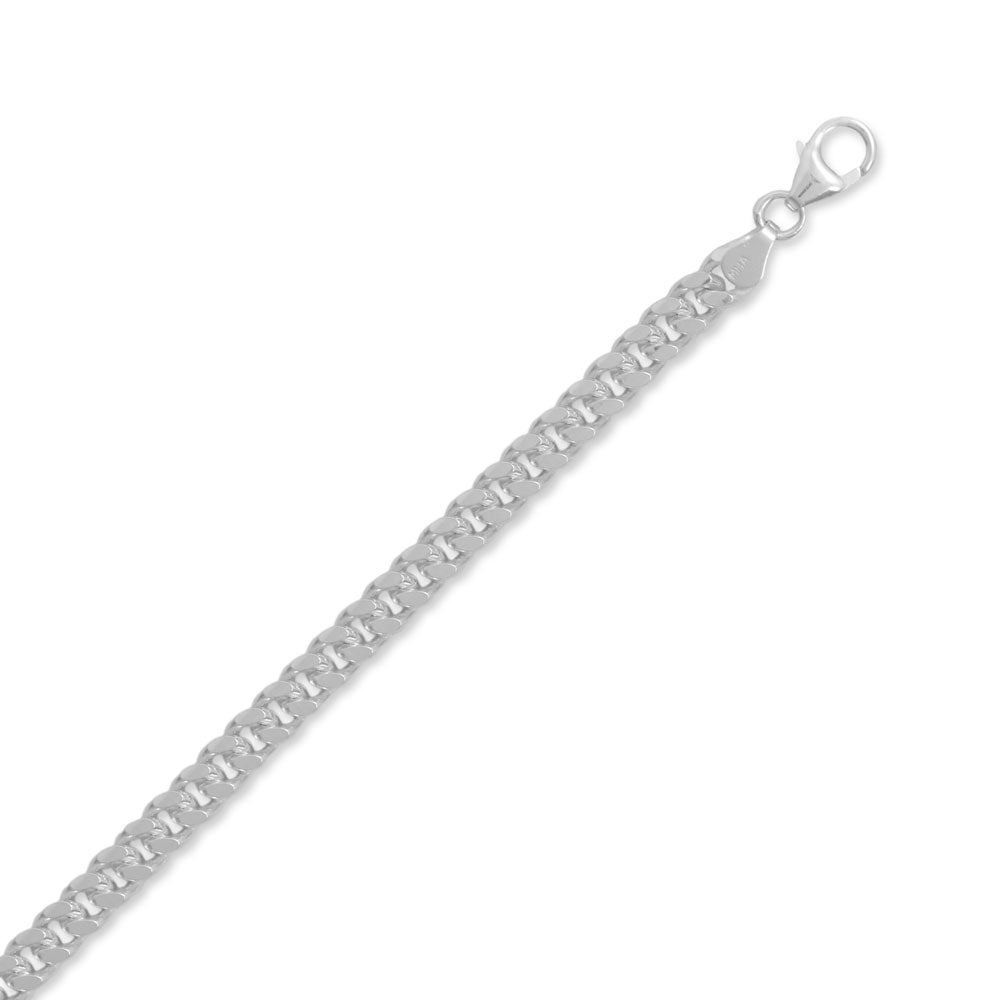 Introducing our stunning 20 inch-5mm Miami Cuban Link Chain. Crafted with precision and artistry, this accessory exudes luxury. Its impressive size and secure closure ensure a bold presence. The chain's gleam and flawless design captivate all. Made from .925 Sterling Silver, it reflects light with brilliance. A perfect gift for a loved one, it symbolizes love and admiration. Pair it with our other sterling silver link jewelry for a cohesive and sophisticated look