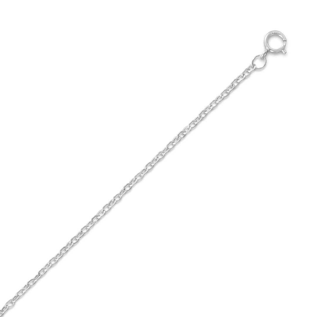 Indulge in the opulence of our 1.9 Cable Pendant Chain, crafted from .925 Sterling Silver and rhodium plated for enduring beauty. With a spring ring closure and available in various lengths, this versatile piece is perfect for layering or wearing alone. Elevate your style with this timeless treasure.